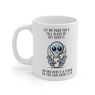 Cosmic Sip Humor Ceramic Mug 11oz