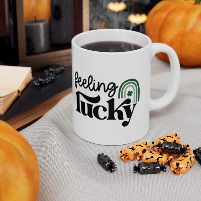 Feeling Lucky Ceramic Mug 11oz - Image 6