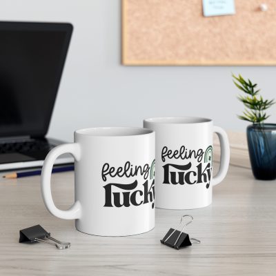 Feeling Lucky Ceramic Mug 11oz - Image 5