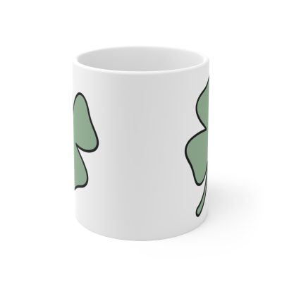 Clover Embrace Ceramic Mug 11oz - Image 2