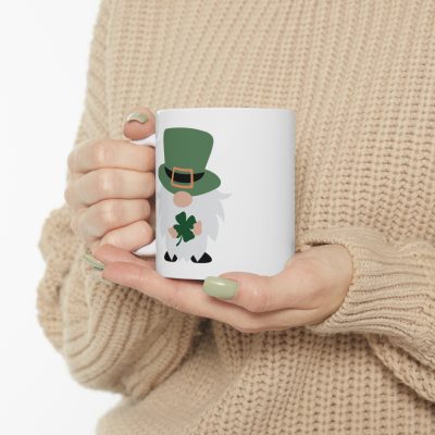 Lucky Gnome Clover Companion Ceramic Mug 11oz - Image 10