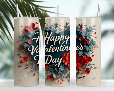 Heart's Whisper Valentine's Tumbler Wrap