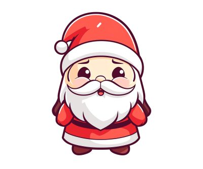 Cheerful Santa Illustrations Pack