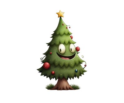 Festive Tree Illustrations for Holiday Projects - Image 5