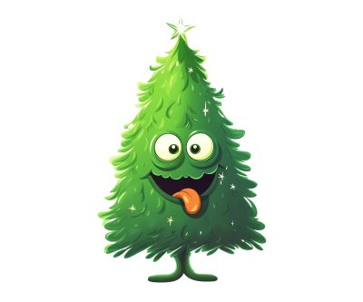 Magical Christmas Tree Digital Clipart Collection - Image 2