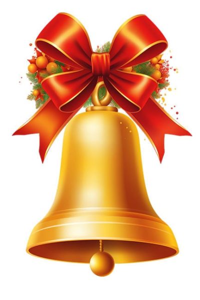 Christmas Bell Wreath Clipart - Seasonal Elegance - Image 4