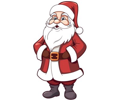 Yuletide Santa Clipart Assortment