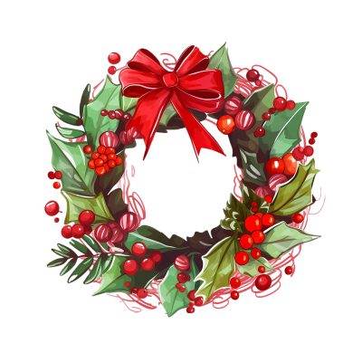 Merry and Bright Wreath Designs for Crafting