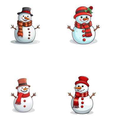 Mrs. Claus & Seasonal Characters Clipart - PNG Forma - Image 3