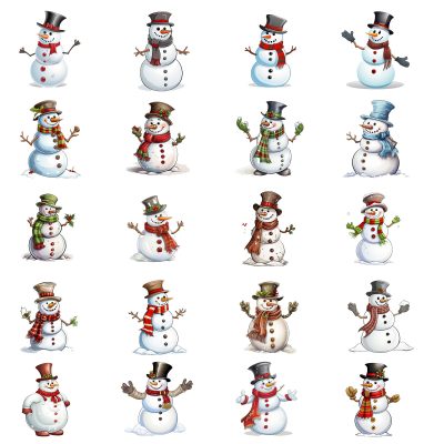 Mrs. Claus & Seasonal Characters Clipart - PNG Forma - Image 2