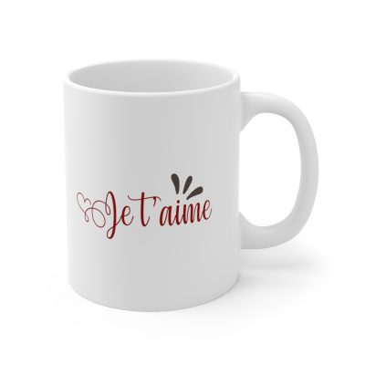 French Romance Valentine's  Mug 11oz - Image 3