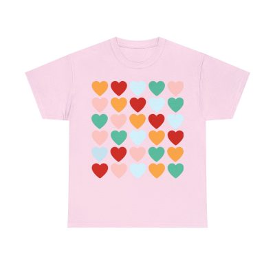 Kaleidoscope of Hearts Tee Gildan 5000 T-Shirt - Image 74