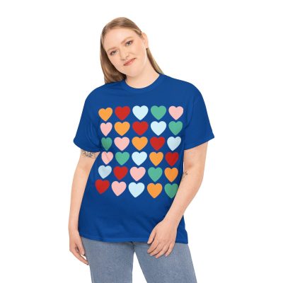 Kaleidoscope of Hearts Tee Gildan 5000 T-Shirt - Image 65