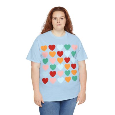 Kaleidoscope of Hearts Tee Gildan 5000 T-Shirt - Image 56