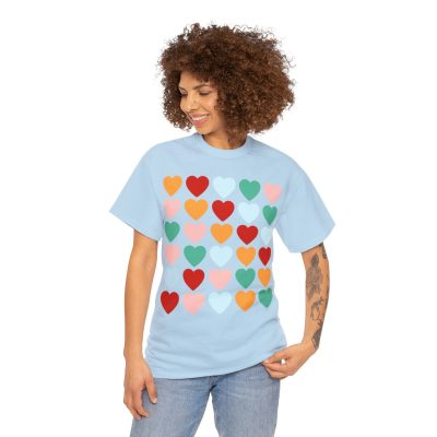 Kaleidoscope of Hearts Tee Gildan 5000 T-Shirt - Image 52