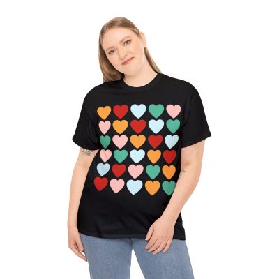 Kaleidoscope of Hearts Tee Gildan 5000 T-Shirt - Image 29