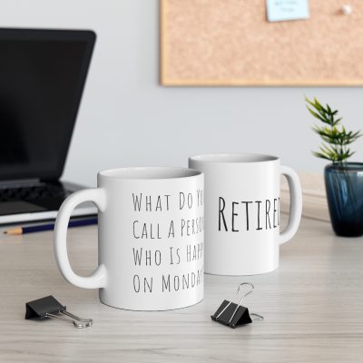 Monday Motivation - Ceramic Coffee Mug - Image 4