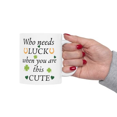 Charm Beyond Luck Ceramic Mug 11oz - Image 12