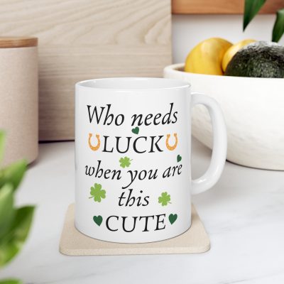 Charm Beyond Luck Ceramic Mug 11oz - Image 7