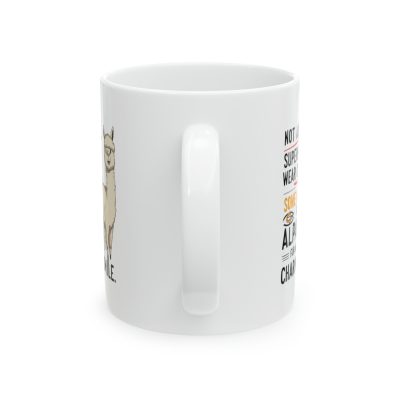 Alpaca Hero Smile Ceramic Coffee Mug 11oz - Image 3