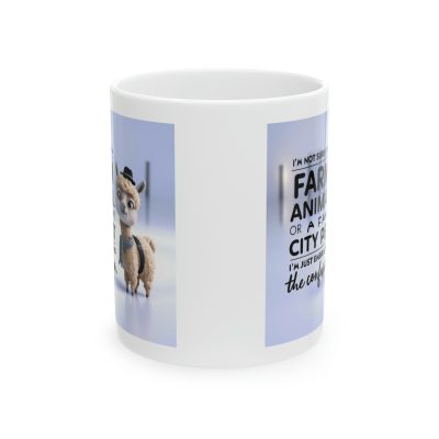 Alpaca Identity Crisis  Ceramic Coffee Mug 11oz - Image 2