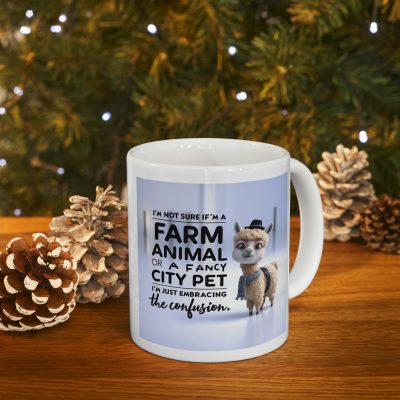 Alpaca Identity Crisis  Ceramic Coffee Mug 11oz - Image 10