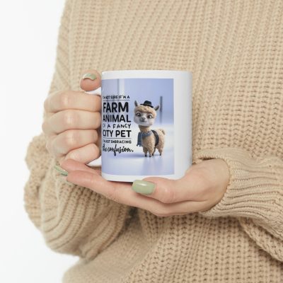 Alpaca Identity Crisis  Ceramic Coffee Mug 11oz - Image 11