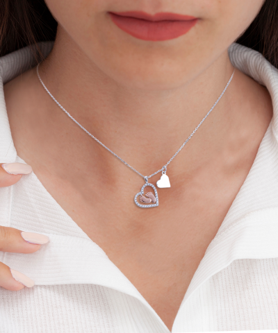 Awaited Embrace: Celebrating the Mother-To-Be Babyfeet Necklace - Image 5