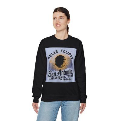 San Antonio Solar Eclipse 2024 Commemorative Sweatshirt - Image 31